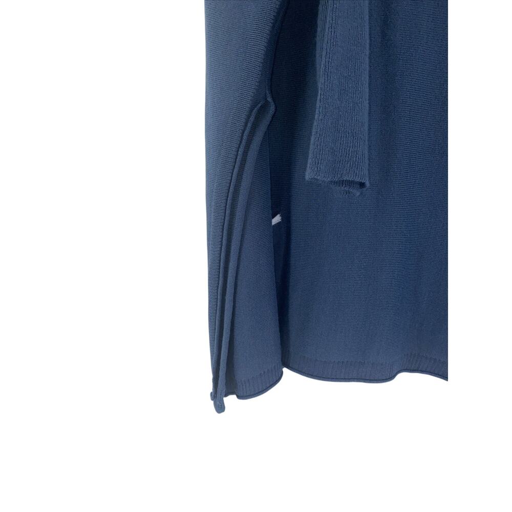 Mersea Blue Catalina Sweater One Size Oversized Pockets Poncho Lightweight - Picture 4 of 8